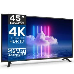 Smart TV 45" 4K UHD, Android 9.0, HbbTV, HDR10 TD Systems K45DLJ12US